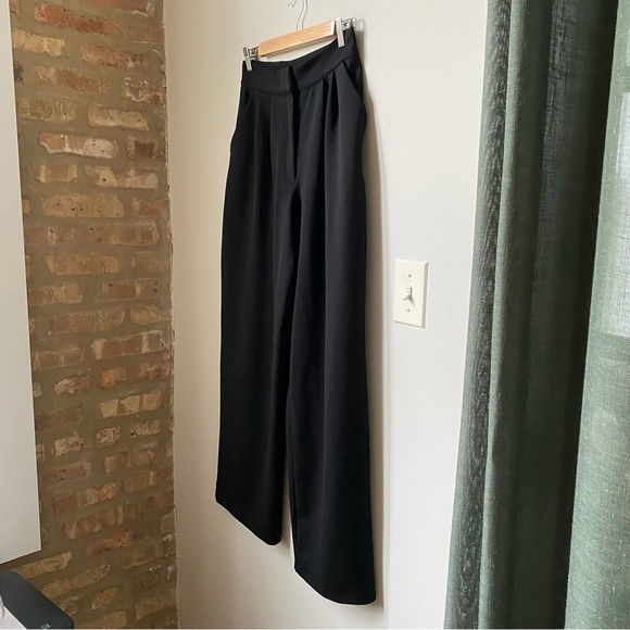 H&M Black Wide-Leg Pants size S - Picture 2 of 10